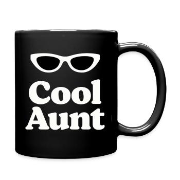 Cool Aunt Eyeglasses Logo - Full Colour Mug - black - Right