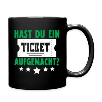 Science Coder DID YOU OPEN A TICKET FUNNY - Full Colour Mug - black - Right