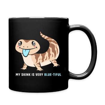 Blue Tongue Lizard - Full Colour Mug - black - Right