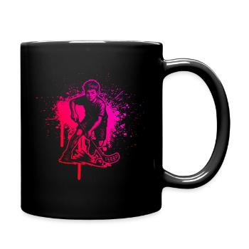 Direct floorball statement - Full Colour Mug - black - Right