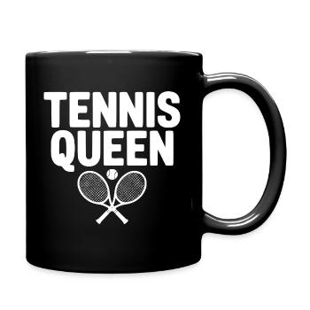 Tennis Queen - Full Colour Mug - black - Right