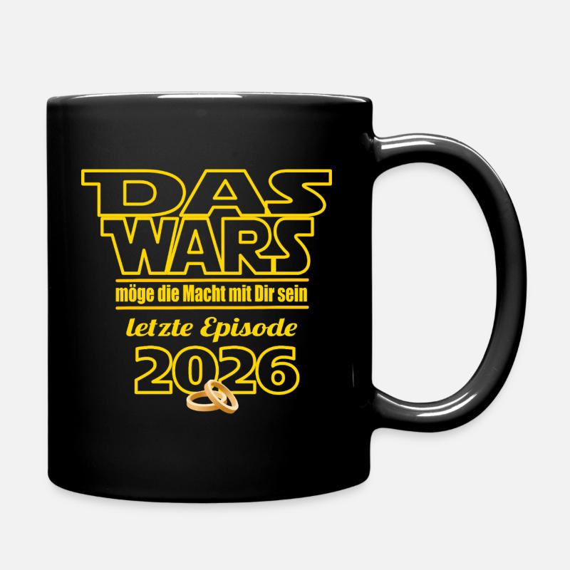 Farewell bachelor / bachelorette 2026 That's it - Full Colour Mug - black