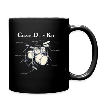 Diagramme Batterie Classique Vintage - Mug uni - noir - Droite