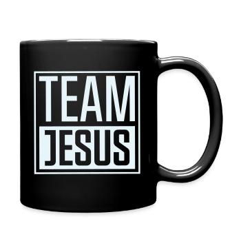 Team Jesus - Full Colour Mug - black - Right