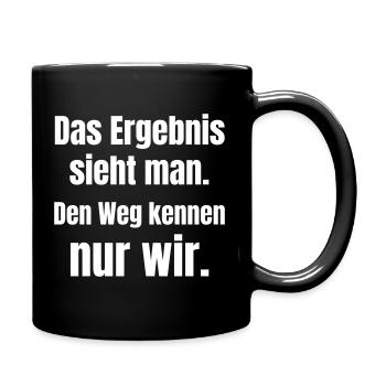 Nous seuls connaissons le chemin vers la remise des diplômes - Mug uni - noir - Droite
