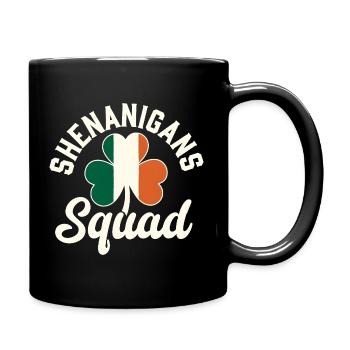 Shenanigans Squad Shamrock - Full Colour Mug - black - Right