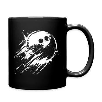 boule de bowling - Mug uni - noir - Droite