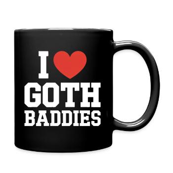I Love Gothic Baddies - Full Colour Mug - black - Right