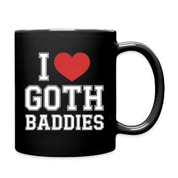 I Love Goth Baddies - Full Colour Mug - black - Right