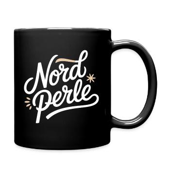 Nordperle Hamburg Nordsee Ostsee Norddeutsch Deern - Tasse einfarbig - Schwarz - Rechts