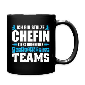 Patron fier Patron Madame Chef de département Chef d’équipe - Mug uni - noir - Droite