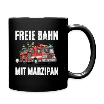 Clear path for fire brigade - Full Colour Mug - black - Right