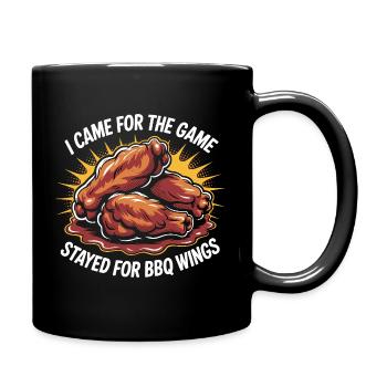 Matchday Wings Football Snack Funny - Full Colour Mug - black - Right
