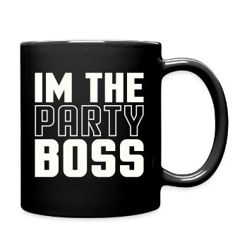 Ich bin der Party Chef - Full Colour Mug - black - Right