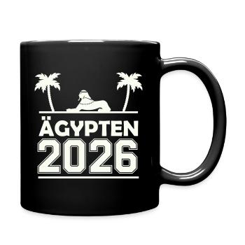 Silhouette Égypte 2026 - Mug uni - noir - Droite
