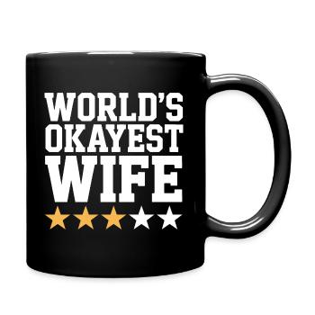 La femme la plus correcte du monde - Mug uni - noir - Droite