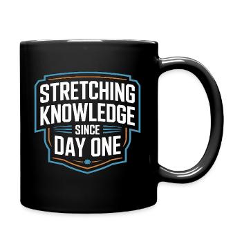 PT Educator Stretching Knowledge Movement Therapy - Tasse einfarbig - Schwarz - Rechts