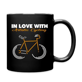 Artistic cycling, artistic cycling, indoor cycling - Full Colour Mug - black - Right