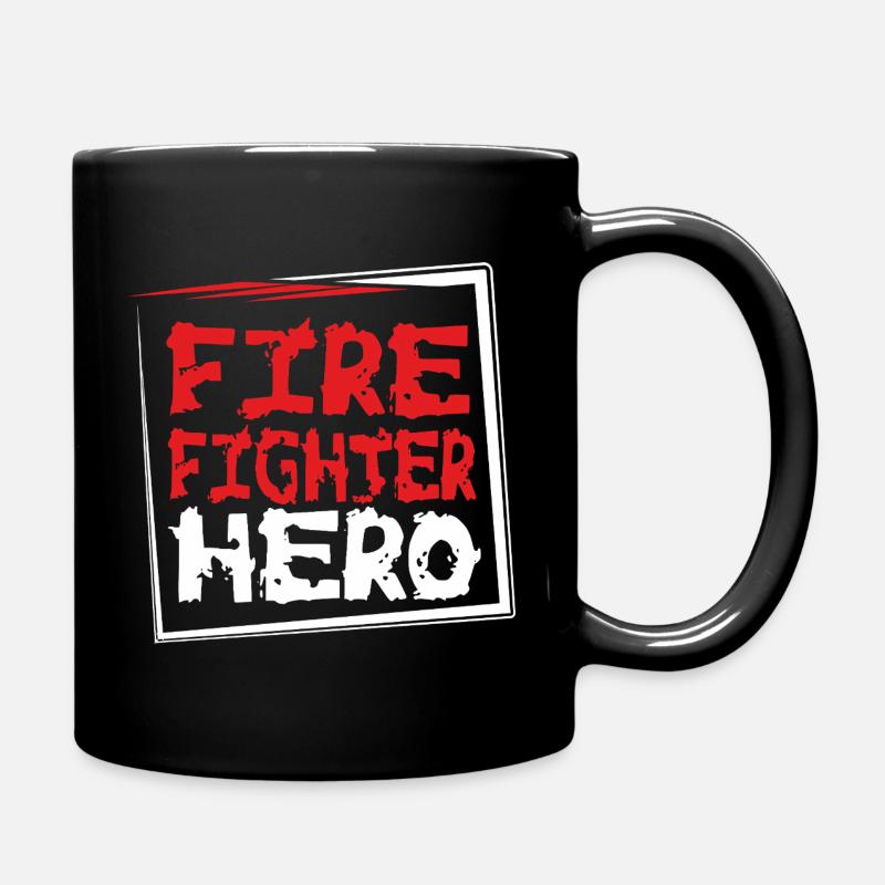 FIREFIGHTERHERO - Full Colour Mug - black