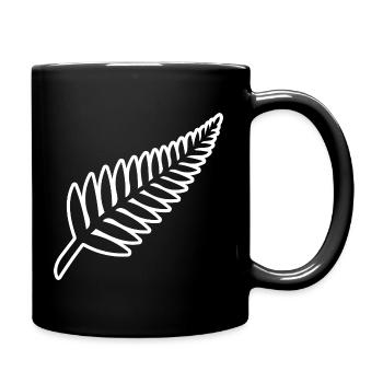 Fougère néo-zélandaise Rugby Néo-Zélandais - Mug uni - noir - Droite