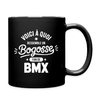 BMX Bogosse sports fan bmx cycling bike - Full Colour Mug - black - Right