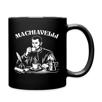 Machiavelli Brew Portrait - Full Colour Mug - black - Right