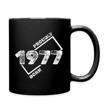 1977 - Tasse einfarbig - Schwarz - Rechts