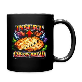 Cheese bread (favorite food) - Full Colour Mug - black - Right