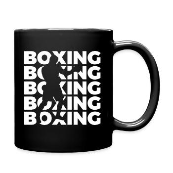 Boxing - Full Colour Mug - black - Right