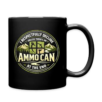 Nur mit Cache am Ziel | Geocaching Humor - Tasse einfarbig - Schwarz - Rechts