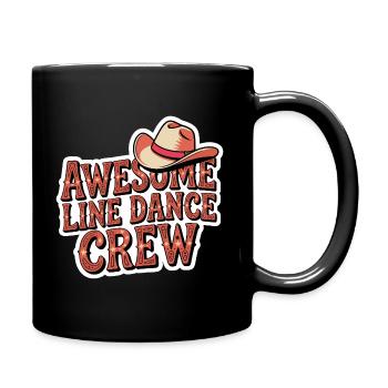 Fantastische Line Dance Crew - Tasse einfarbig - Schwarz - Rechts
