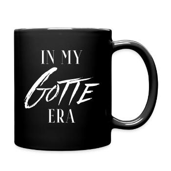 In my Gotte era, gift godmother - Full Colour Mug - black - Right