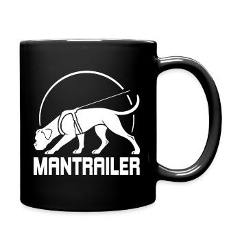 Boxer MANTRAILER Chiens de recherche Chiens Wilsigns - Mug uni - noir - Droite