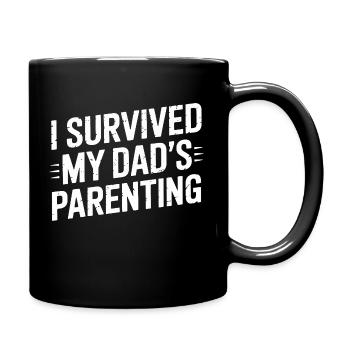 Father's Day Father Dad Humor Design - Full Colour Mug - black - Right