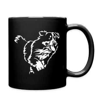 Bernese Mountain Dog « Édition Noire » - Mug uni - noir - Droite