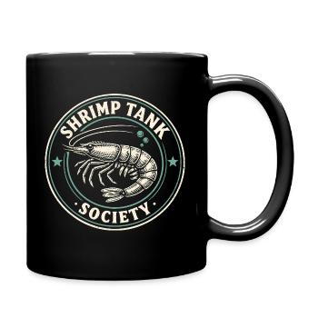 Garnelenbecken Verein | Aquaristik - Tasse einfarbig - Schwarz - Rechts