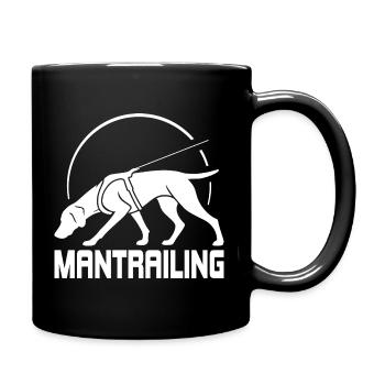 Chiens de sport allemands à poil court - Mug uni - noir - Droite