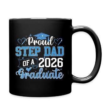 Promotion 2026 de Proud Step-Dad - Mug uni - noir - Droite