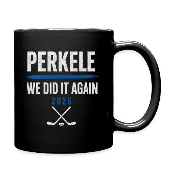 Finland - Perkele, We Did It Again 2026 - Full Colour Mug - black - Right