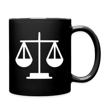 Avocat Droit Droit Avocat Balance Droit Judiciaire - Mug uni - noir - Droite