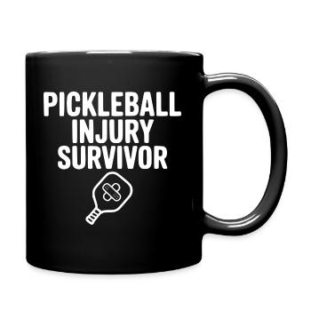 Survivant d’une blessure au pickleball - Mug uni - noir - Droite