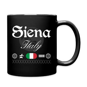Siena Italien Streetwear Reise Souvenir - Tasse einfarbig - Schwarz - Rechts