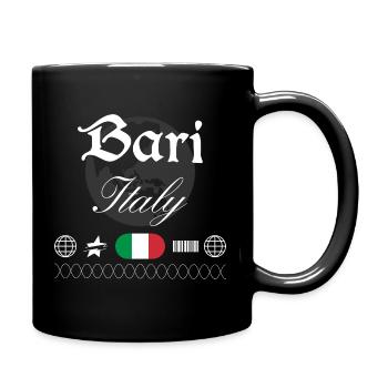 Souvenir de voyage streetwear de Bari Italy - Mug uni - noir - Droite