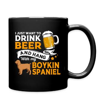 Boykin Spaniel - Full Colour Mug - black - Right