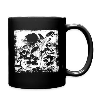 Guitar graphics - Full Colour Mug - black - Right