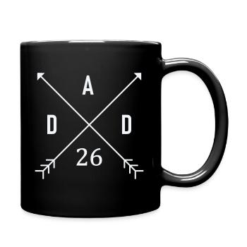 Dad 26 - Tasse einfarbig - Schwarz - Rechts