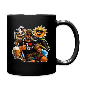 Rerik Baltic Sea Holiday Beach Beach Bar Shirt - Full Colour Mug - black - Right