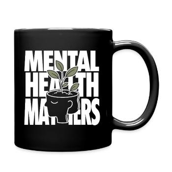 Mental Health Matters Design - Mug uni - noir - Droite