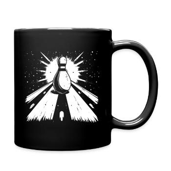 Bowling alley - Full Colour Mug - black - Right