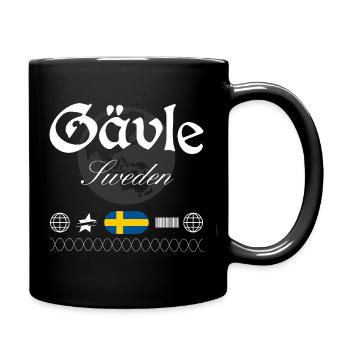 Gävle Schweden Streetwear Reise Souvenir - Tasse einfarbig - Schwarz - Rechts